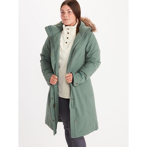 Marmot Chelsea Jackets - Womens Parka Green CA7031589 Canada